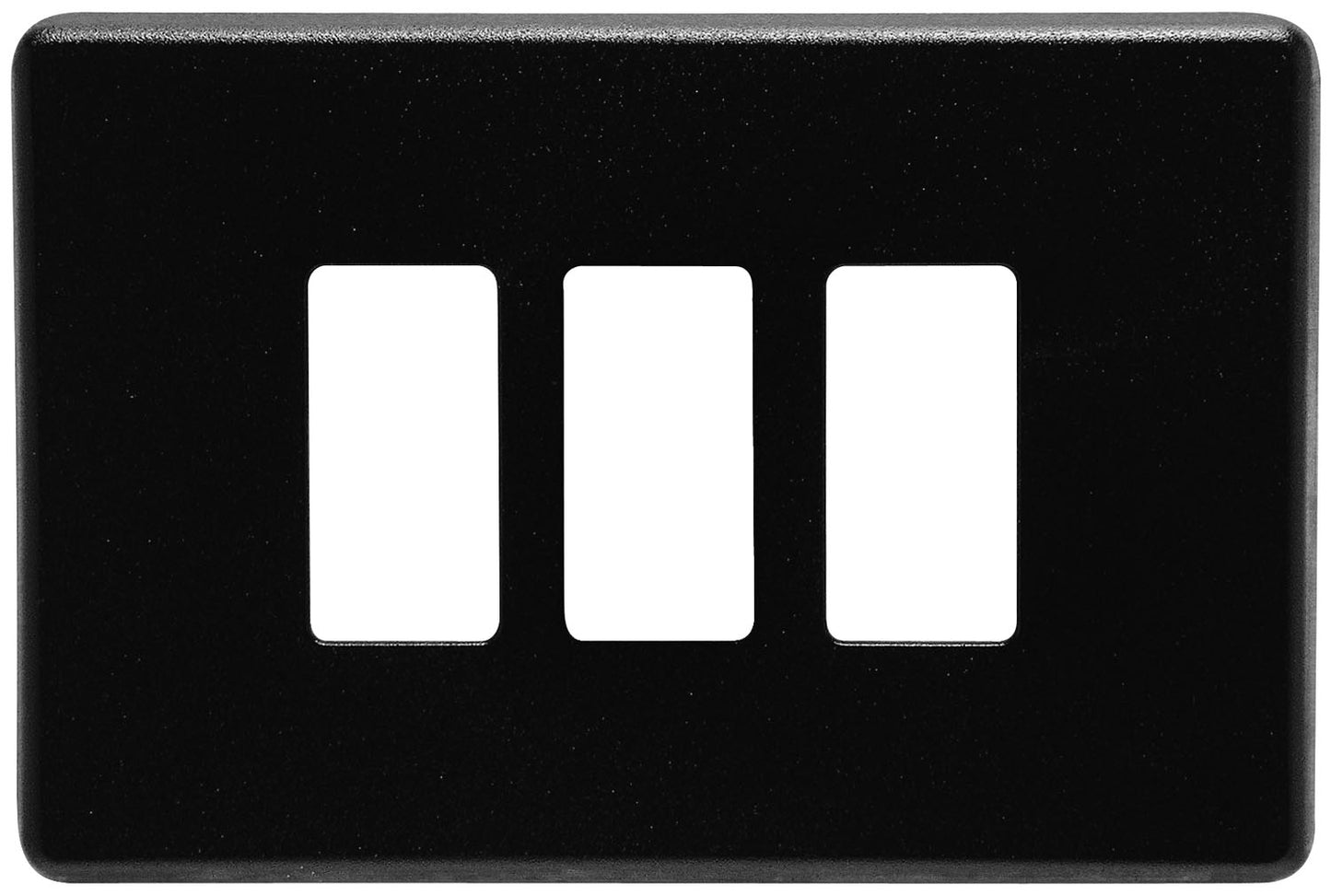 Placche ABS Scatto – 3 P. Nere -8903.N12