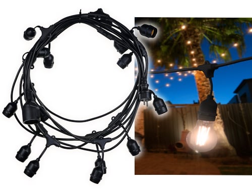 Catene di Luci Fiesta C/15 Portalampade – Default Title