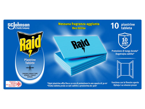 Piastrine Elettroemanatori Raid confezione da 10 pezzi – Default Title