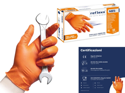 Guanti Nitrile taglia 85 confezione da 50 pezzi – Tg.m