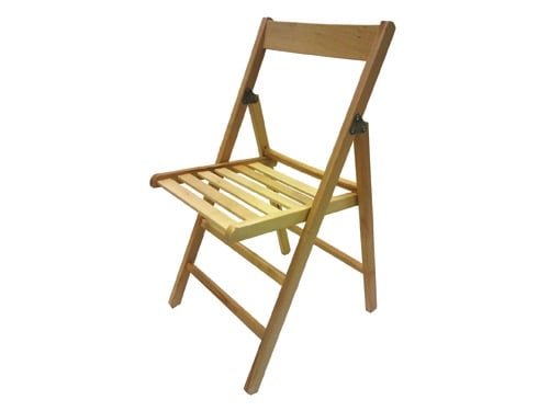 Sedie Pieghevoli Legno NAT.44 × 44 cmXH80 – Default Title