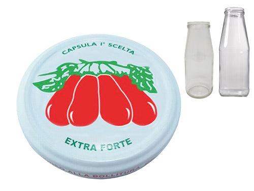 Tappi Pomodoro Vasi Vetro confezione da 100 pezzi – 53 mm