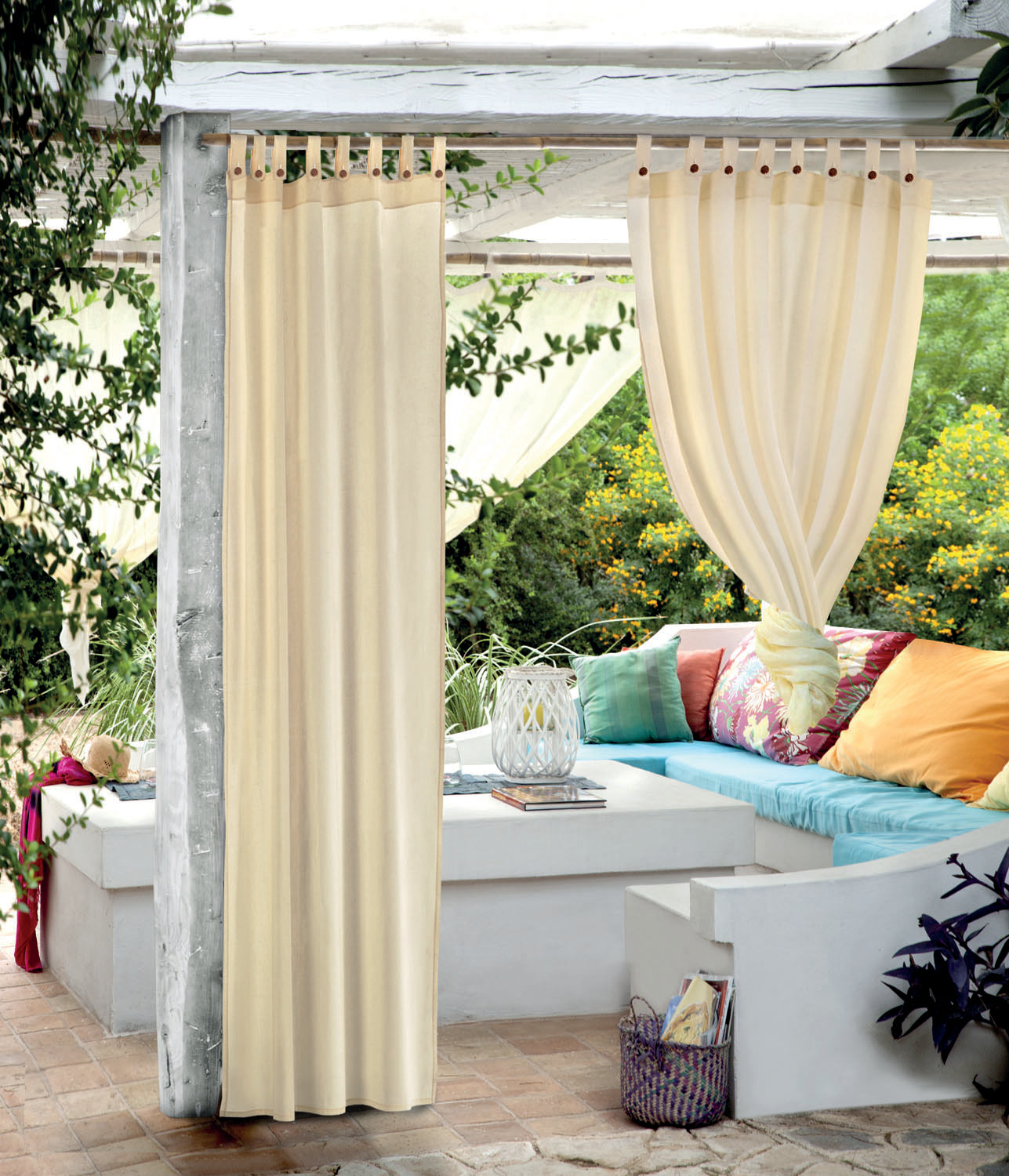 Tende Gazebo Idrorep 140 × 270 cm – Beige