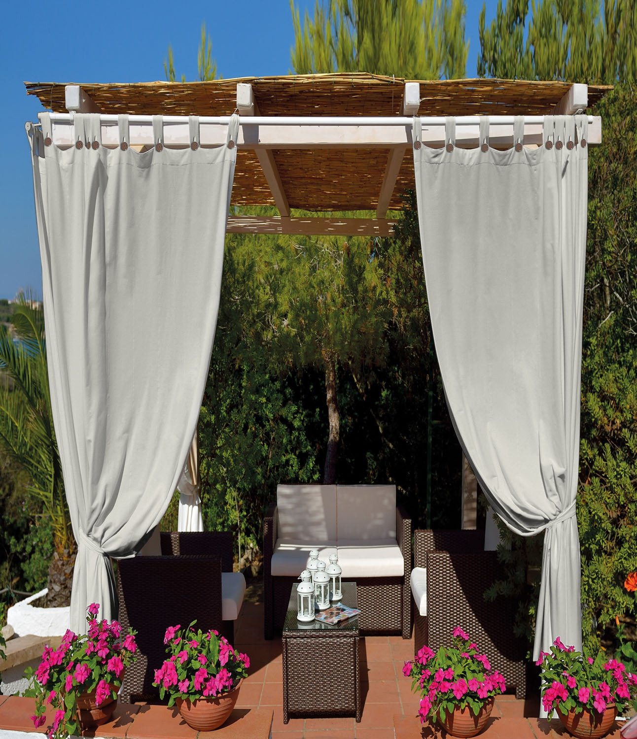 Tende Gazebo Idrorep 140 × 270 cm – Grigio