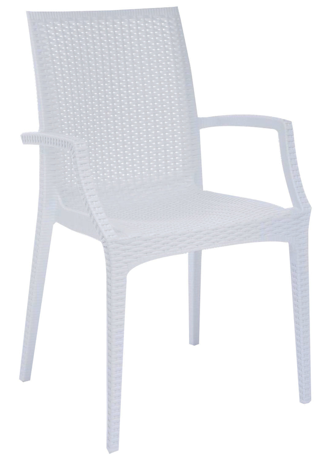 Poltrone Rattan Bistrot – Bianche