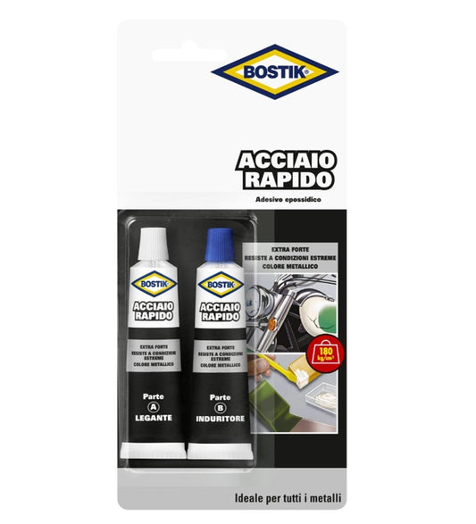 Adesivi Bostik Acciaio Rapido – Mix Bl. 24 ml-7000139