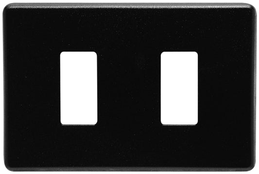 Placche ABS Scatto – 2 P. Nere -8902.N12