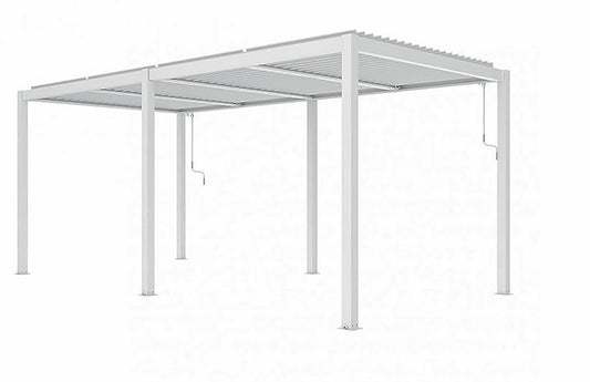 Pergola Bioclim. 3 × 6 × 2,5 m – Bianco P12X12YA-013