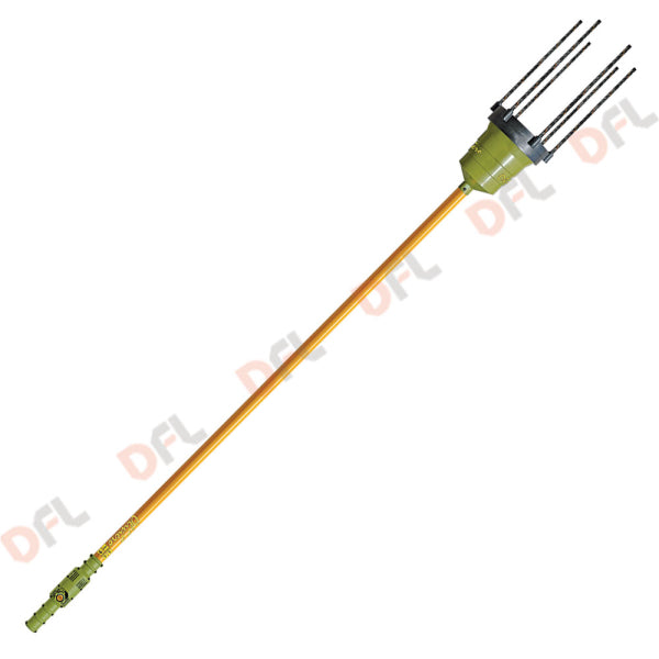 Abbacchiatore elettrico 'OLIVIERO SYNTHESIS' — asta fissa cm. 250 (lunghezza totale)
