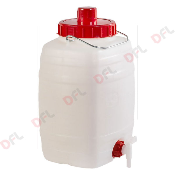 Bidone per alimenti 'DEMETRA' Ics — Lt. 10 - cm 24 x 20 x h.37 (lxpxh) manico ferro
