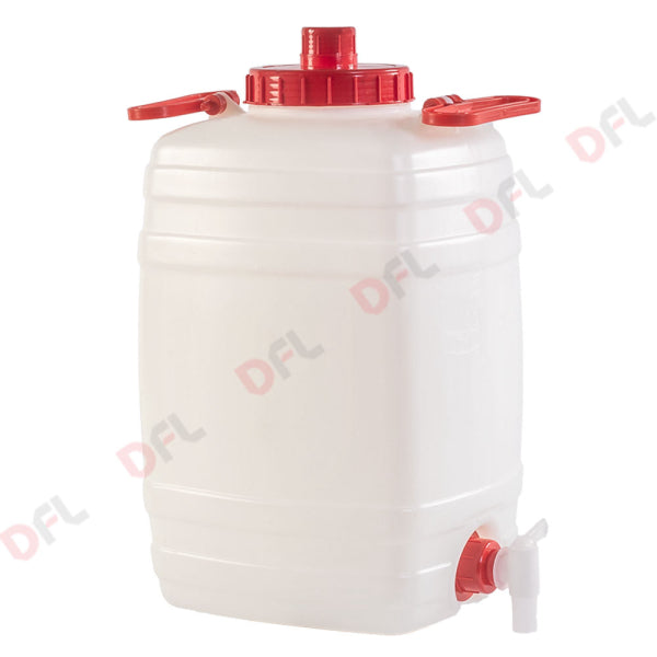 Bidone per alimenti 'DEMETRA' Ics — Lt. 25 - cm 30 x 26 x h.49 (lxpxh) manico plastica