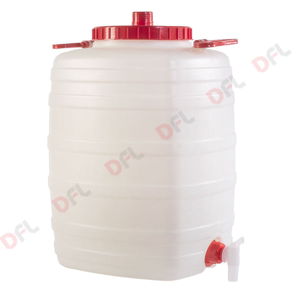 Bidone per alimenti 'DEMETRA' Ics — Lt. 50 - cm 29 x 34 x h.56 (lxpxh) manico plastica