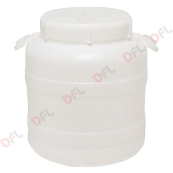 Bidone 'BOCCA LARGA' Ecoplast — Lt. 30 - rubinetto optional