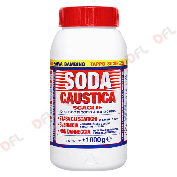 Soda caustica Marten — Kg. 1 - barattolo norma CE