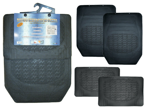 Set Tappeti Auto Univers 4 pezzi Gomma ECO – Default Title